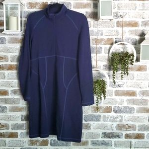Athleta Cassidy Ponte Dress, Navy Blue, Women's Medium-Tall